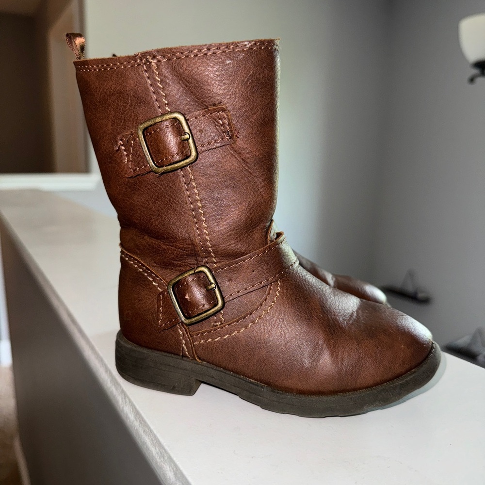 Toddler Girl Brown Boots